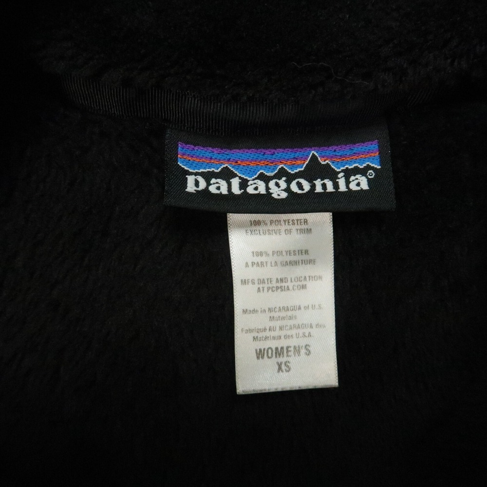 Patagonia‎ Pullover Womens Extra Small Black Re-Tool Snap-T Fleece 25442 - Picture 3 of 10
